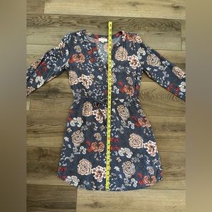 LOFT OUTLET Flower Print Short Dress
